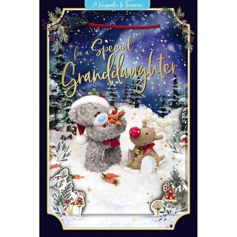 3D Holographic Special Granddaughter Me to You Bear Christmas Card £3.39